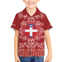 Personalized Italy Piedmont Kid Hawaiian Shirt Baroque Motif
