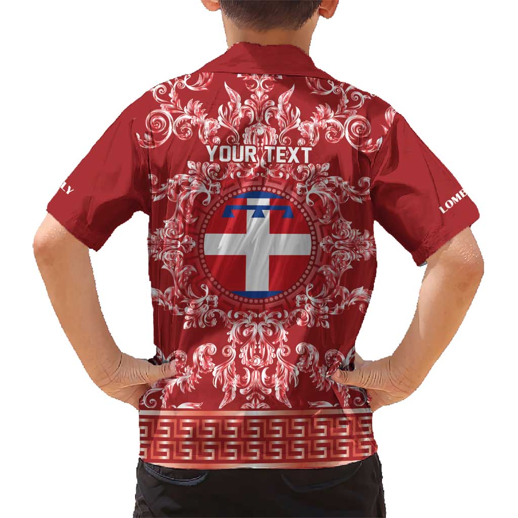 Personalized Italy Piedmont Kid Hawaiian Shirt Baroque Motif