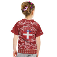 Personalized Italy Piedmont Kid T Shirt Baroque Motif
