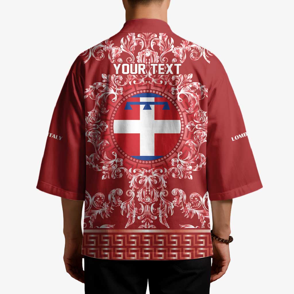 Personalized Italy Piedmont Kimono Baroque Motif