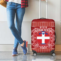 Personalized Italy Piedmont Luggage Cover Baroque Motif