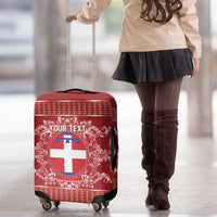 Personalized Italy Piedmont Luggage Cover Baroque Motif