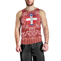 Personalized Italy Piedmont Men Tank Top Baroque Motif