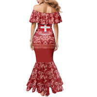 Personalized Italy Piedmont Mermaid Dress Baroque Motif