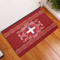 Personalized Italy Piedmont Rubber Doormat Baroque Motif