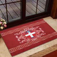 Personalized Italy Piedmont Rubber Doormat Baroque Motif