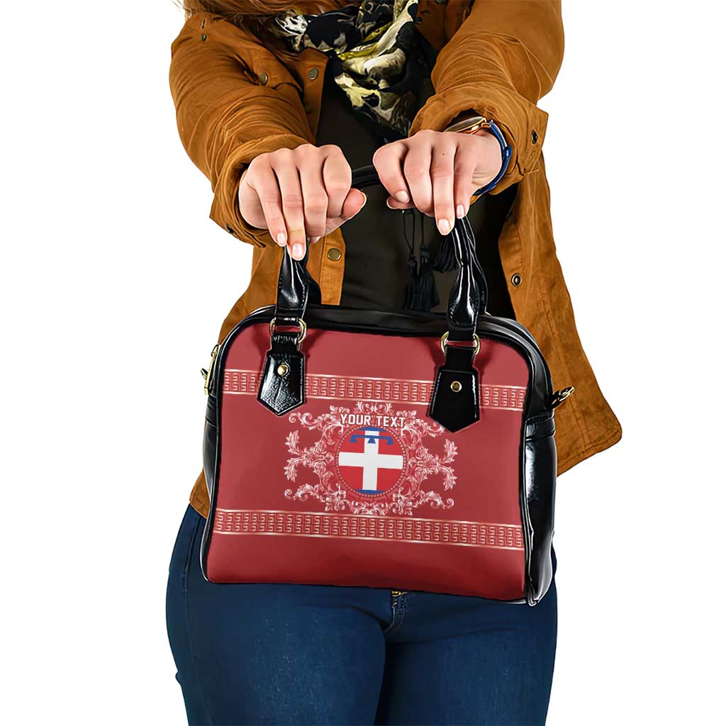 Personalized Italy Piedmont Shoulder Handbag Baroque Motif