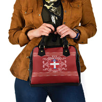 Personalized Italy Piedmont Shoulder Handbag Baroque Motif