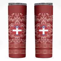 Personalized Italy Piedmont Skinny Tumbler Baroque Motif