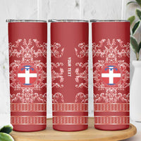 Personalized Italy Piedmont Skinny Tumbler Baroque Motif