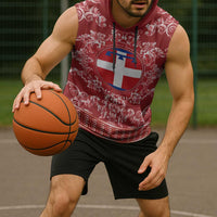 Personalized Italy Piedmont Sleeveless Hoodie Baroque Motif