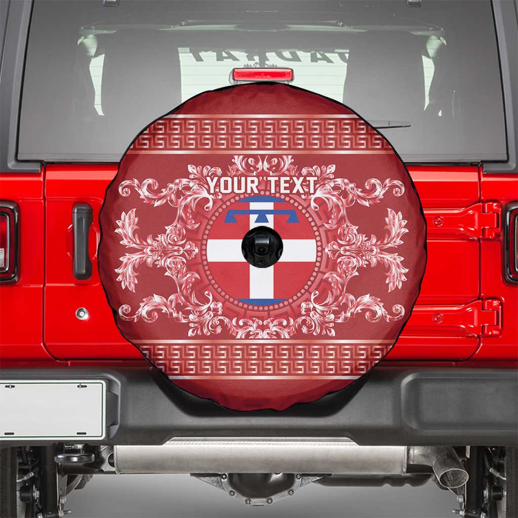 Personalized Italy Piedmont Spare Tire Cover Baroque Motif