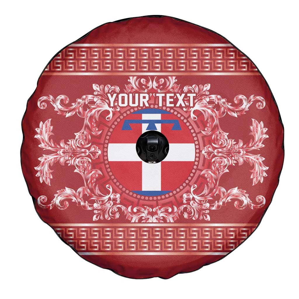 Personalized Italy Piedmont Spare Tire Cover Baroque Motif