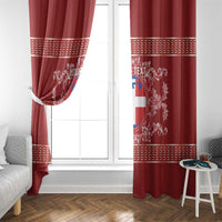 Personalized Italy Piedmont Window Curtain Baroque Motif