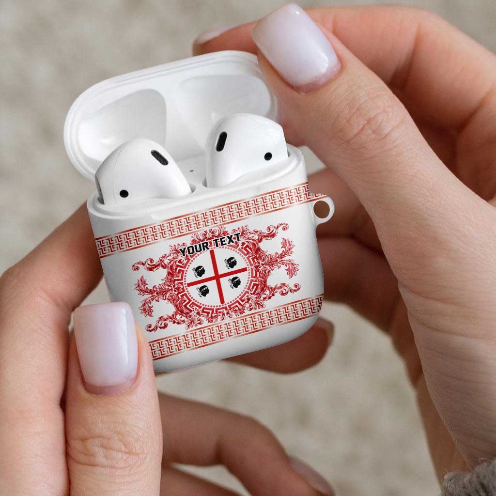 Personalized Italy Sardinia AirPods Case Baroque Motif