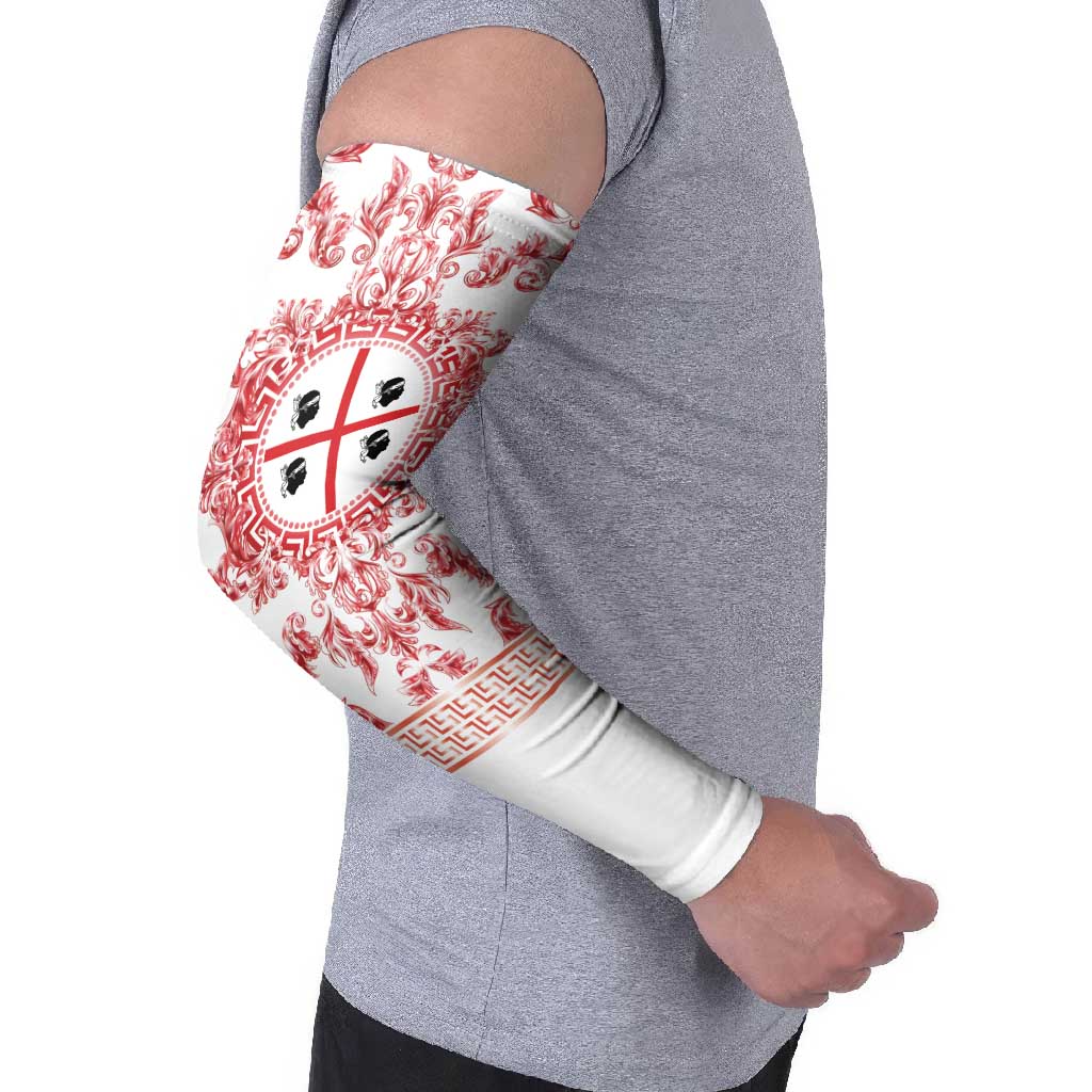 Personalized Italy Sardinia Arm Sleeves Baroque Motif