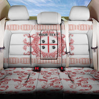 Personalized Italy Sardinia Back Car Seat Cover Baroque Motif