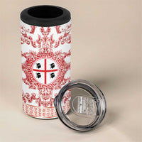 Personalized Italy Sardinia 4 in 1 Can Cooler Tumbler Baroque Motif