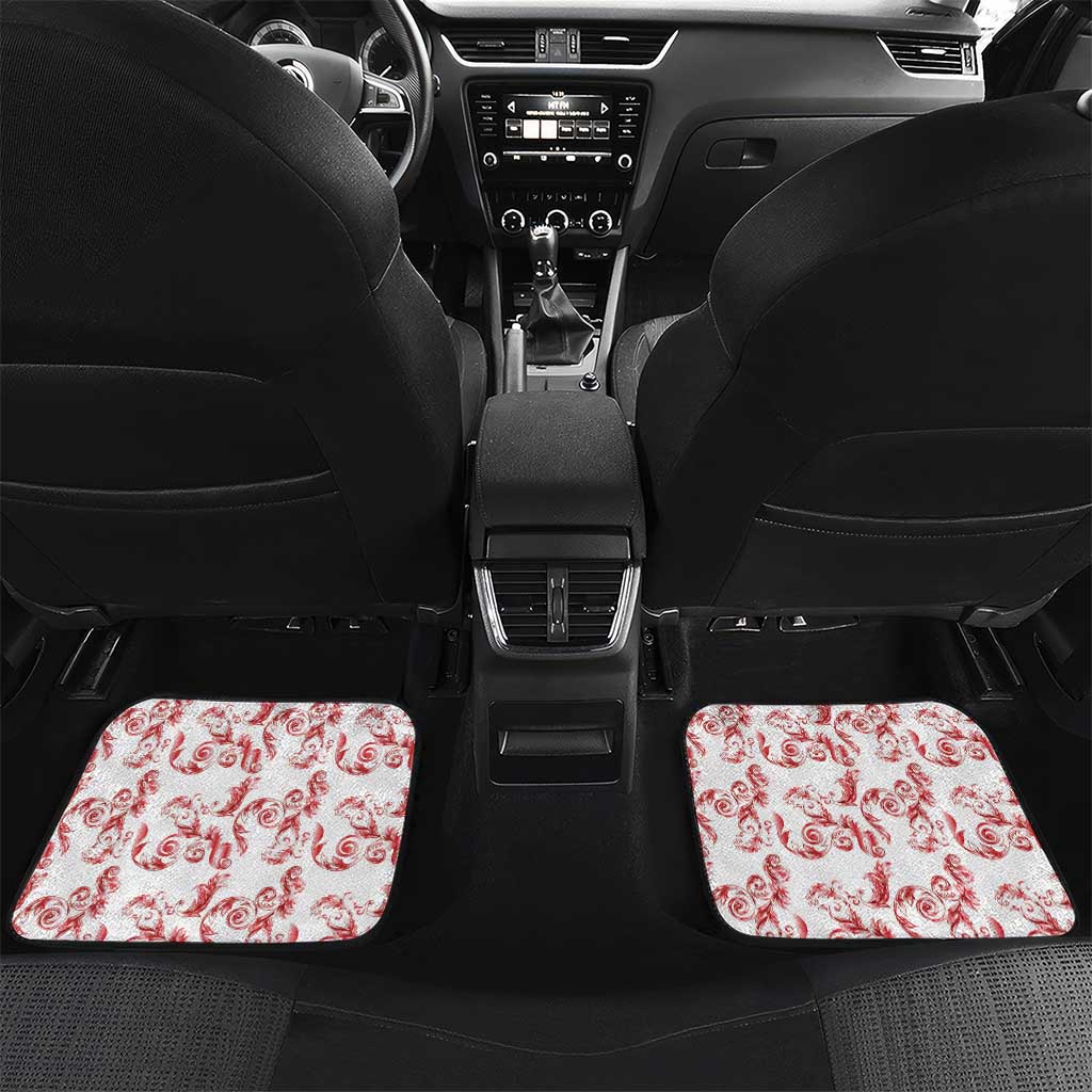 Personalized Italy Sardinia Car Mats Baroque Motif