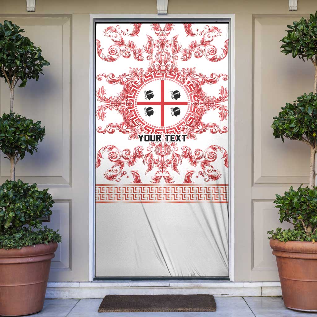 Personalized Italy Sardinia Door Cover Baroque Motif