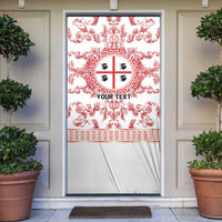 Personalized Italy Sardinia Door Cover Baroque Motif