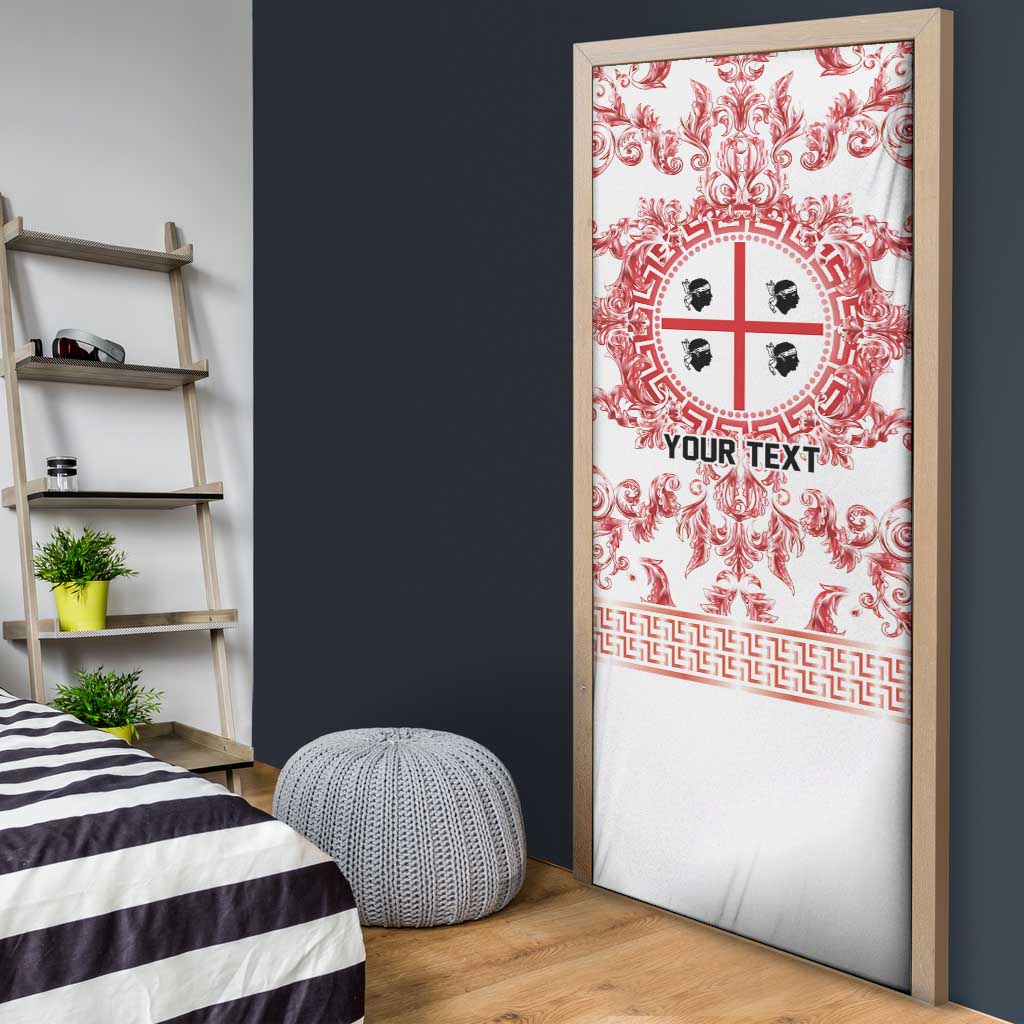 Personalized Italy Sardinia Door Cover Baroque Motif