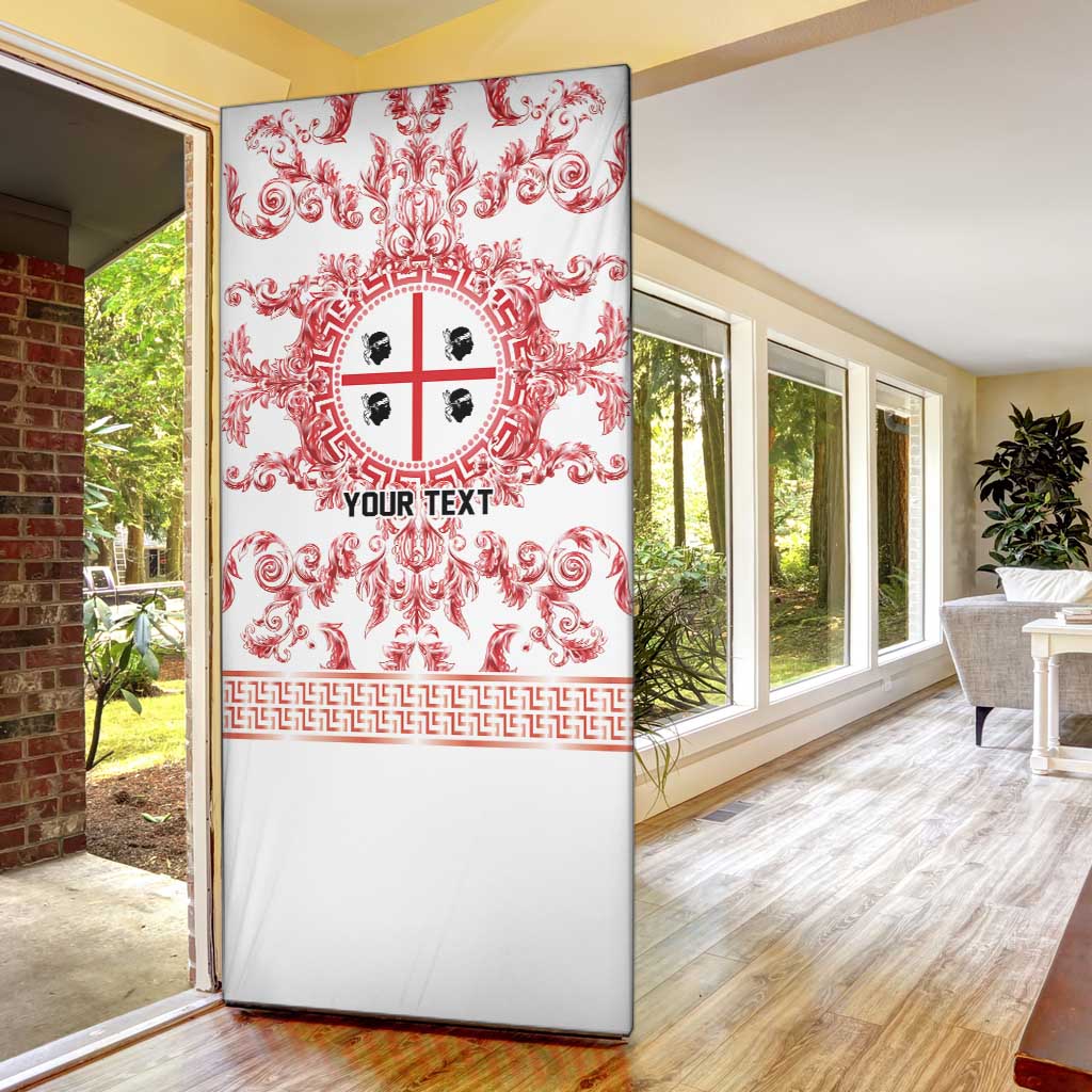 Personalized Italy Sardinia Door Cover Baroque Motif