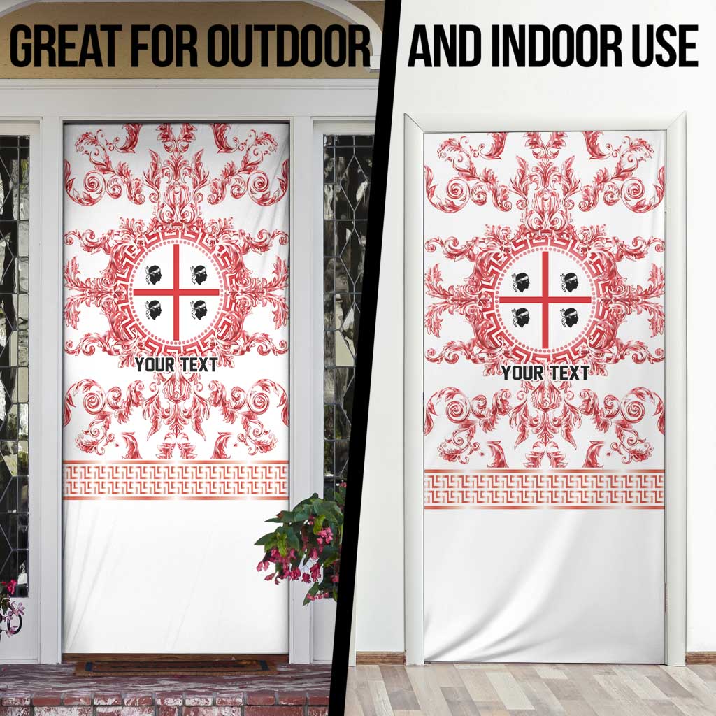 Personalized Italy Sardinia Door Cover Baroque Motif