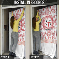 Personalized Italy Sardinia Door Cover Baroque Motif