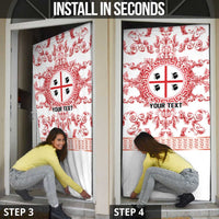 Personalized Italy Sardinia Door Cover Baroque Motif