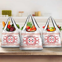 Personalized Italy Sardinia Grocery Bag Baroque Motif