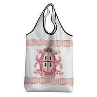 Personalized Italy Sardinia Grocery Bag Baroque Motif