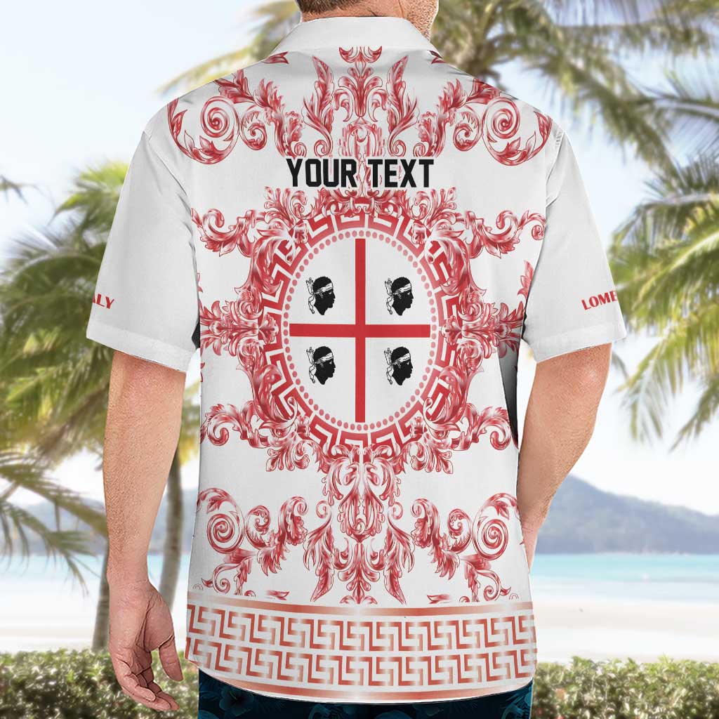 Personalized Italy Sardinia Hawaiian Shirt Baroque Motif
