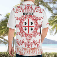 Personalized Italy Sardinia Hawaiian Shirt Baroque Motif