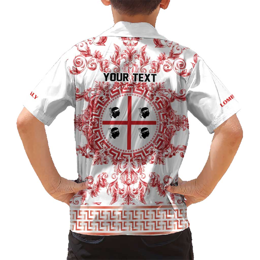 Personalized Italy Sardinia Hawaiian Shirt Baroque Motif