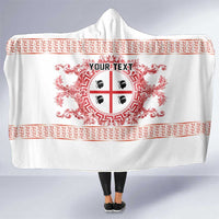 Personalized Italy Sardinia Hooded Blanket Baroque Motif