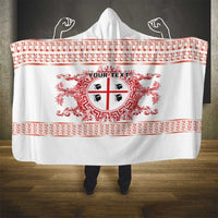 Personalized Italy Sardinia Hooded Blanket Baroque Motif