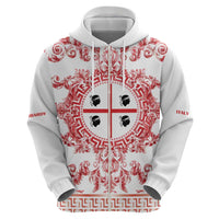 Personalized Italy Sardinia Hoodie Baroque Motif