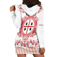 Personalized Italy Sardinia Hoodie Dress Baroque Motif