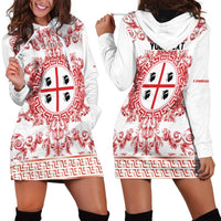 Personalized Italy Sardinia Hoodie Dress Baroque Motif