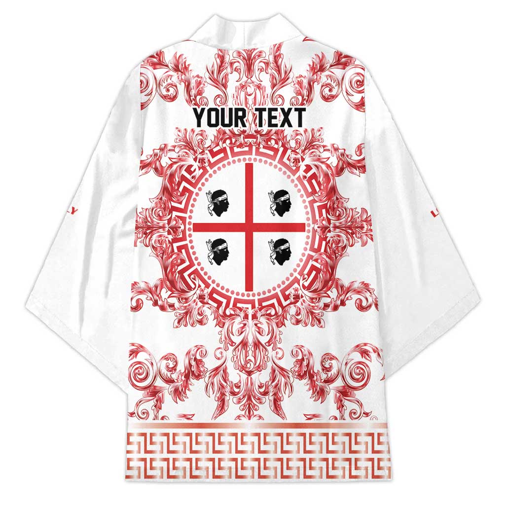 Personalized Italy Sardinia Kimono Baroque Motif