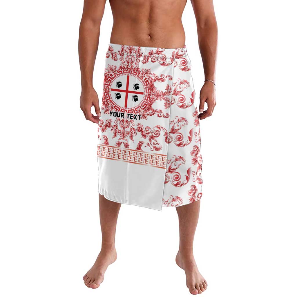 Personalized Italy Sardinia Lavalava Baroque Motif