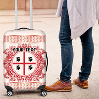 Personalized Italy Sardinia Luggage Cover Baroque Motif