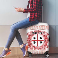 Personalized Italy Sardinia Luggage Cover Baroque Motif