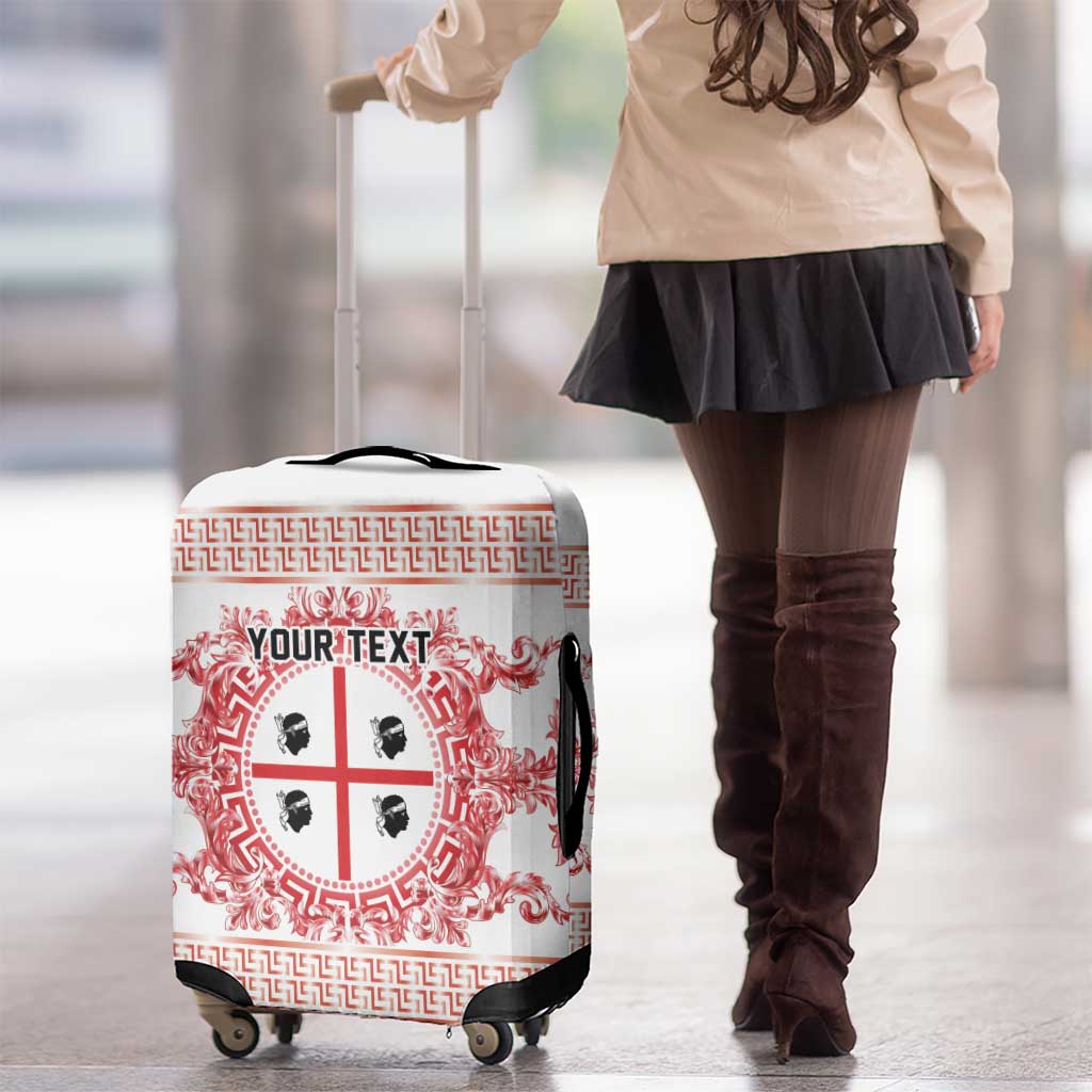 Personalized Italy Sardinia Luggage Cover Baroque Motif