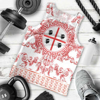 Personalized Italy Sardinia Men Tank Top Baroque Motif