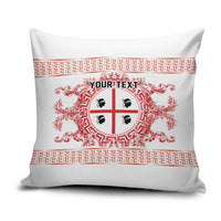 Personalized Italy Sardinia Pillow Cover Baroque Motif