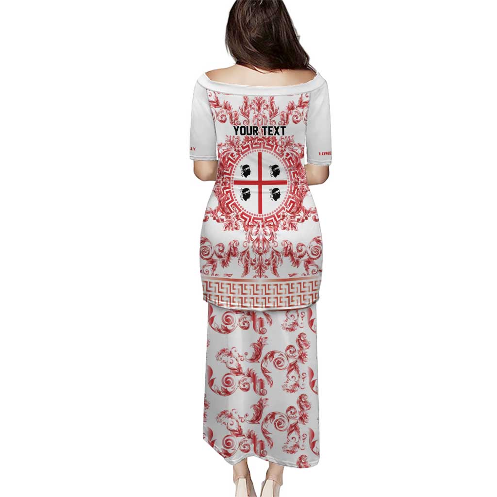 Personalized Italy Sardinia Puletasi Baroque Motif