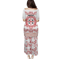 Personalized Italy Sardinia Puletasi Baroque Motif