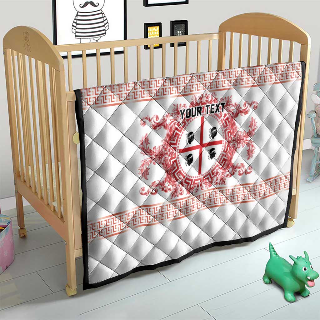 Personalized Italy Sardinia Quilt Baroque Motif